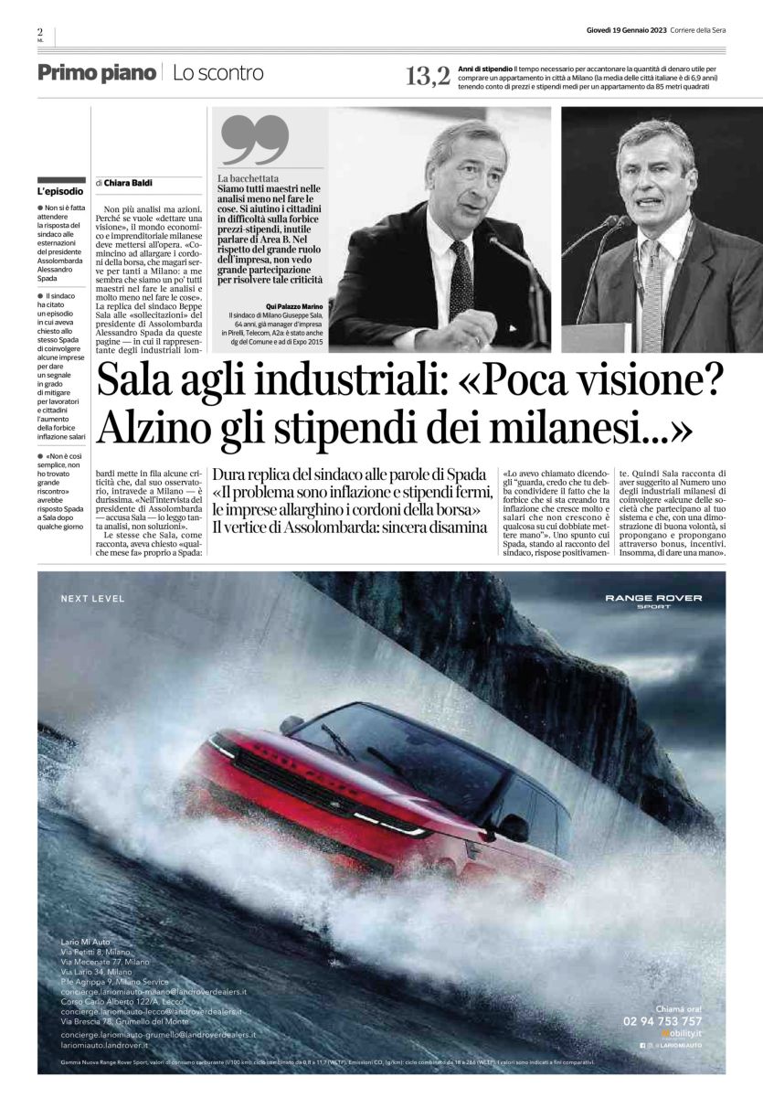 Corriere della Sera - Lario MI Auto