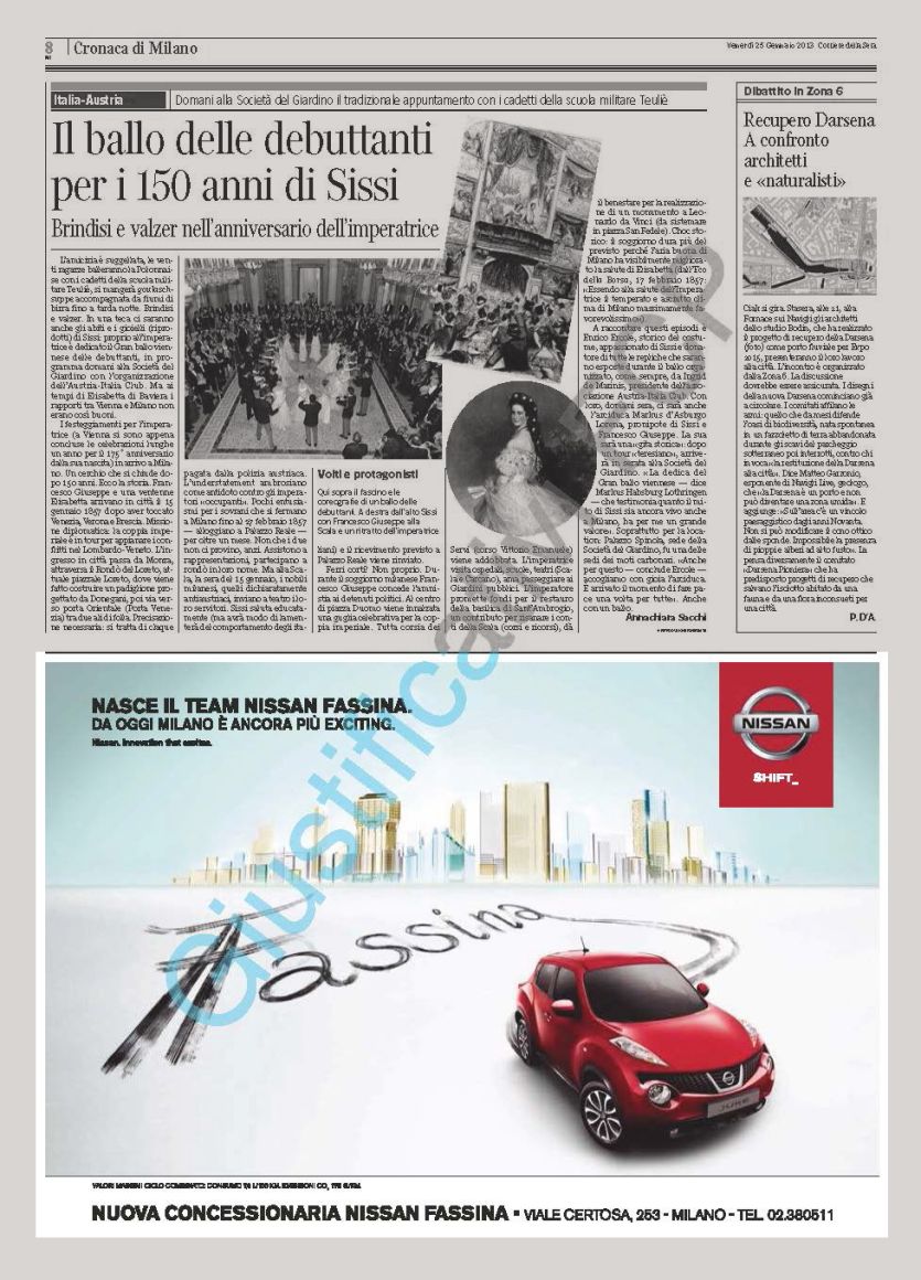 Campagna Nissan Quotidiano Corriere della Sera