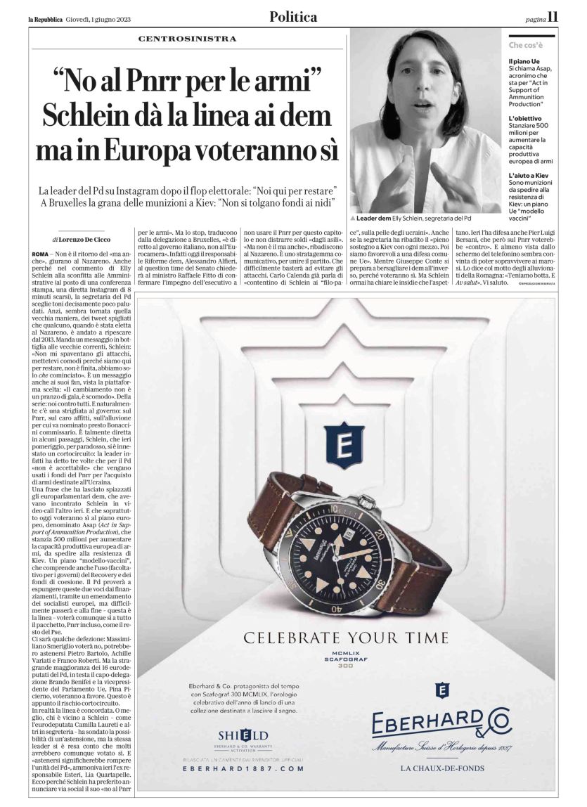 La Repubblica - Eberhard