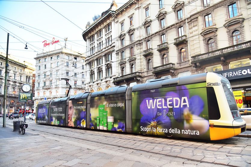 Campagna Weleda tram Sirietto