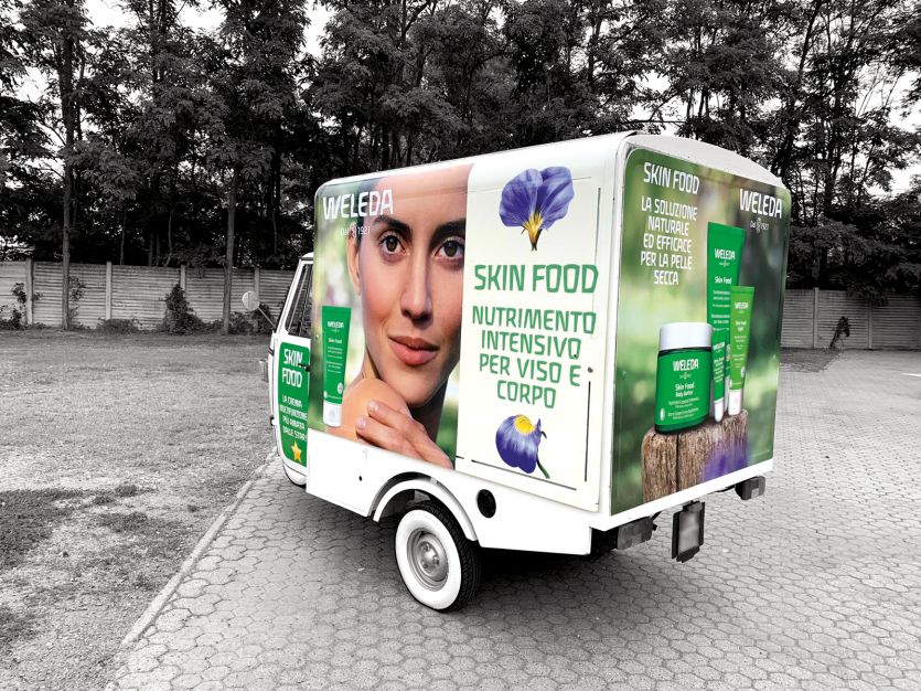 Campagna Weleda Ape Car