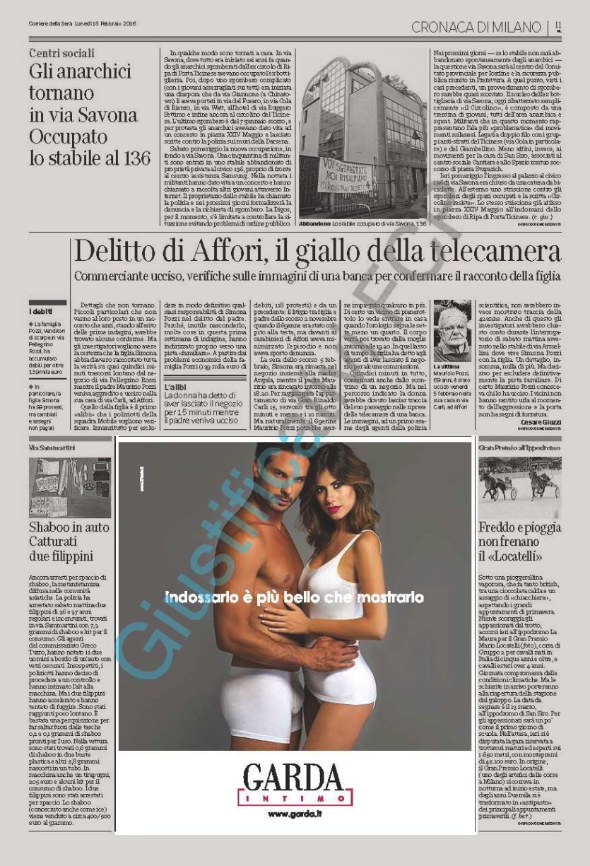 Campagna Garda quotidiano Corriere della Sera