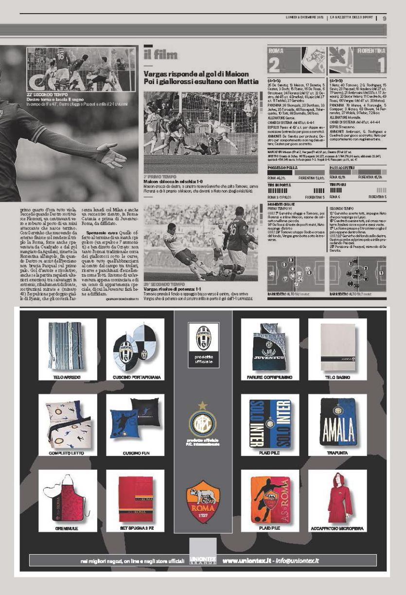 Campagna Uniontex quotidiano Corriere della Sera