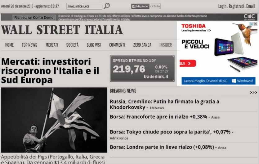 Campagna Toshiba Web